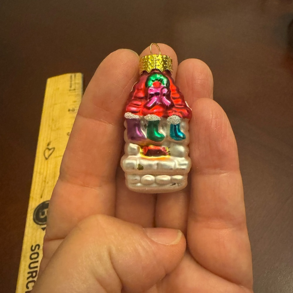 4 Handcrafted glass ornaments - Picture 4 of 10